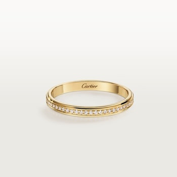 Cartier d'Amour wedding ring, 2.3 mm width, paved Cartier d'Amour wedding ring, 2.3 mm width, paved
