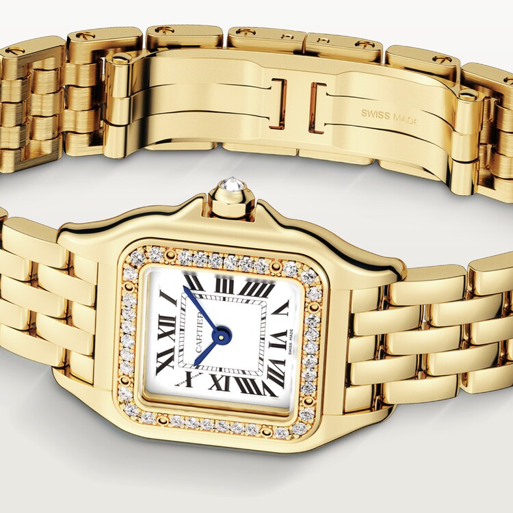 Cartier gold watch womens deals