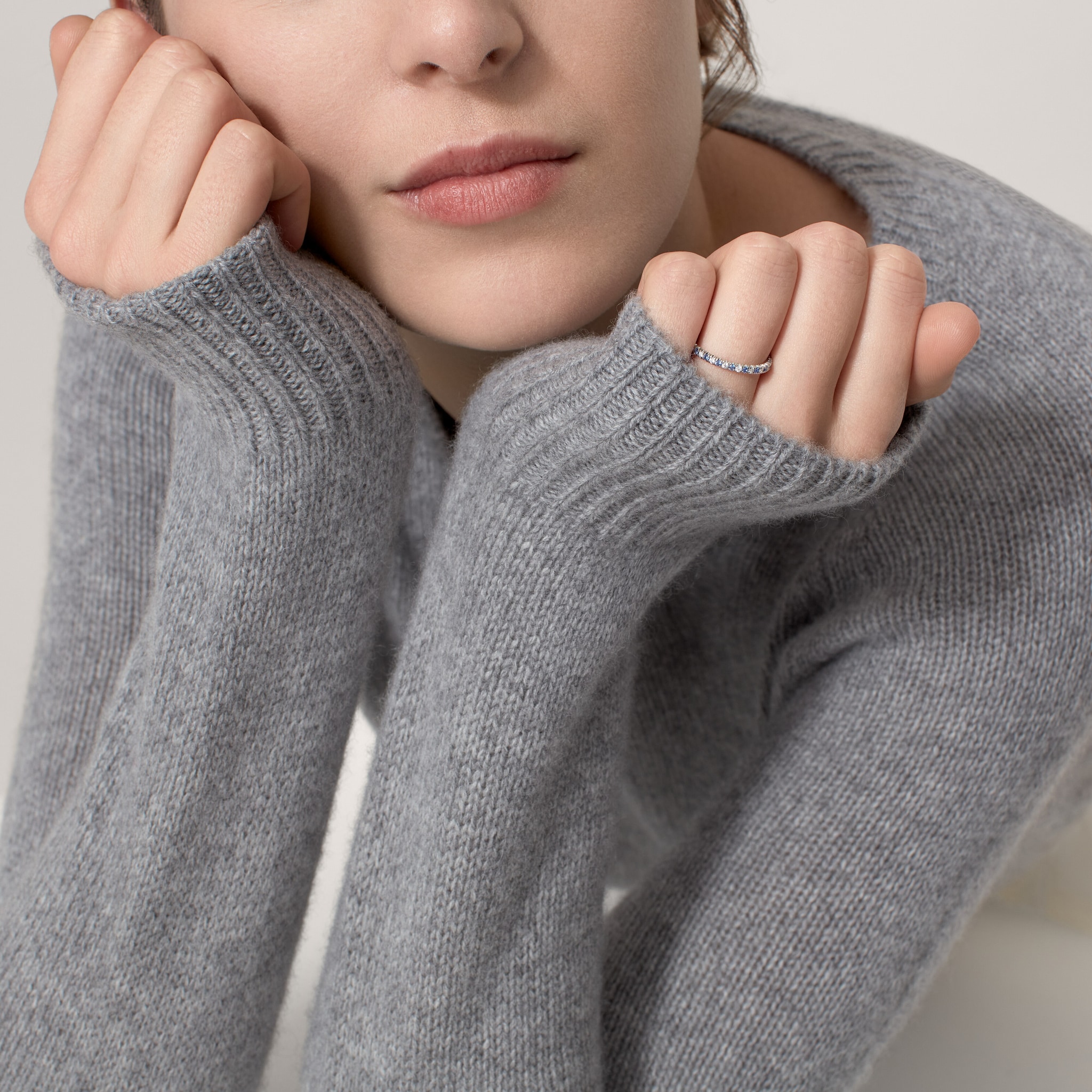 Etincelle de Cartier wedding band, 2 mm width, paved