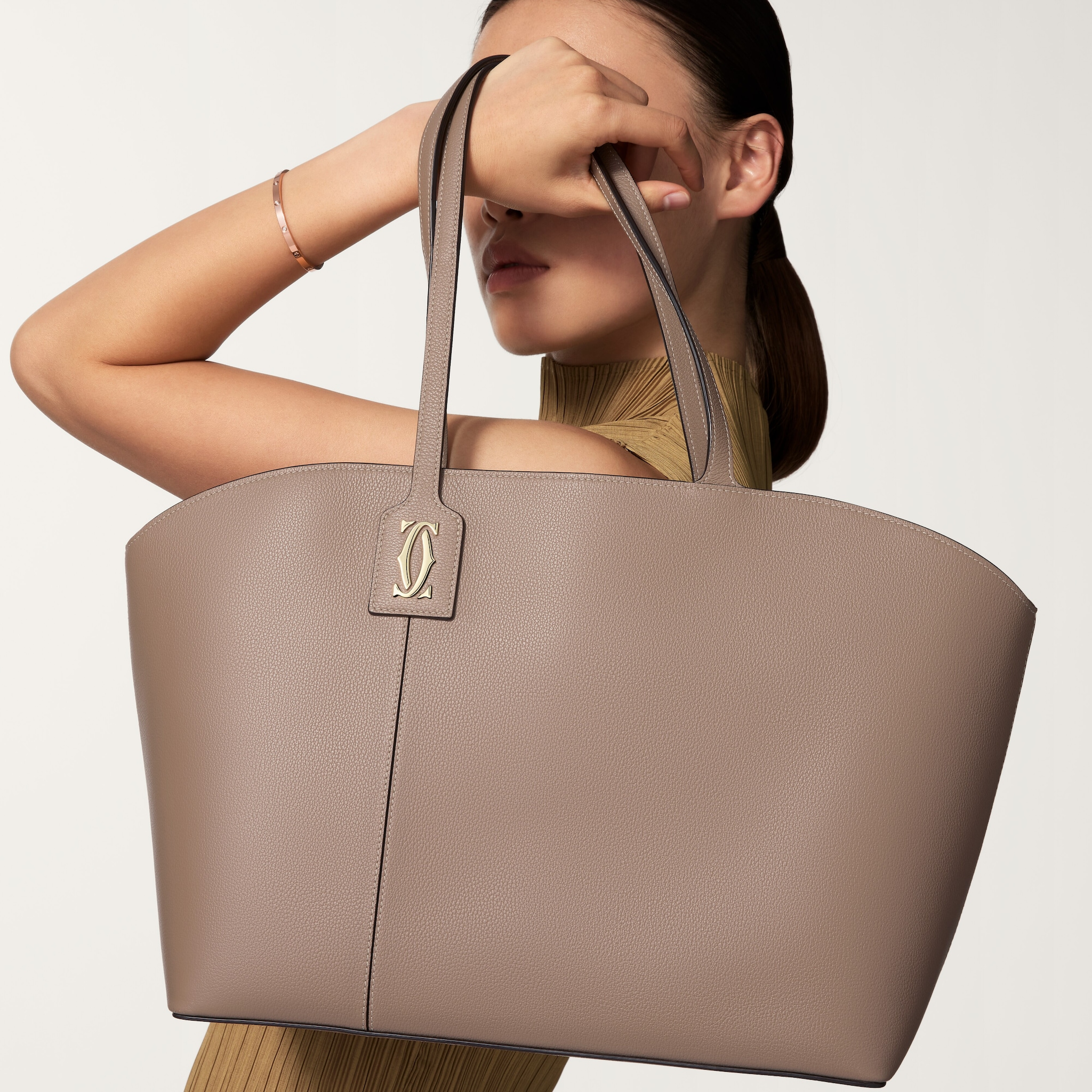 Tote bag, C de Cartier