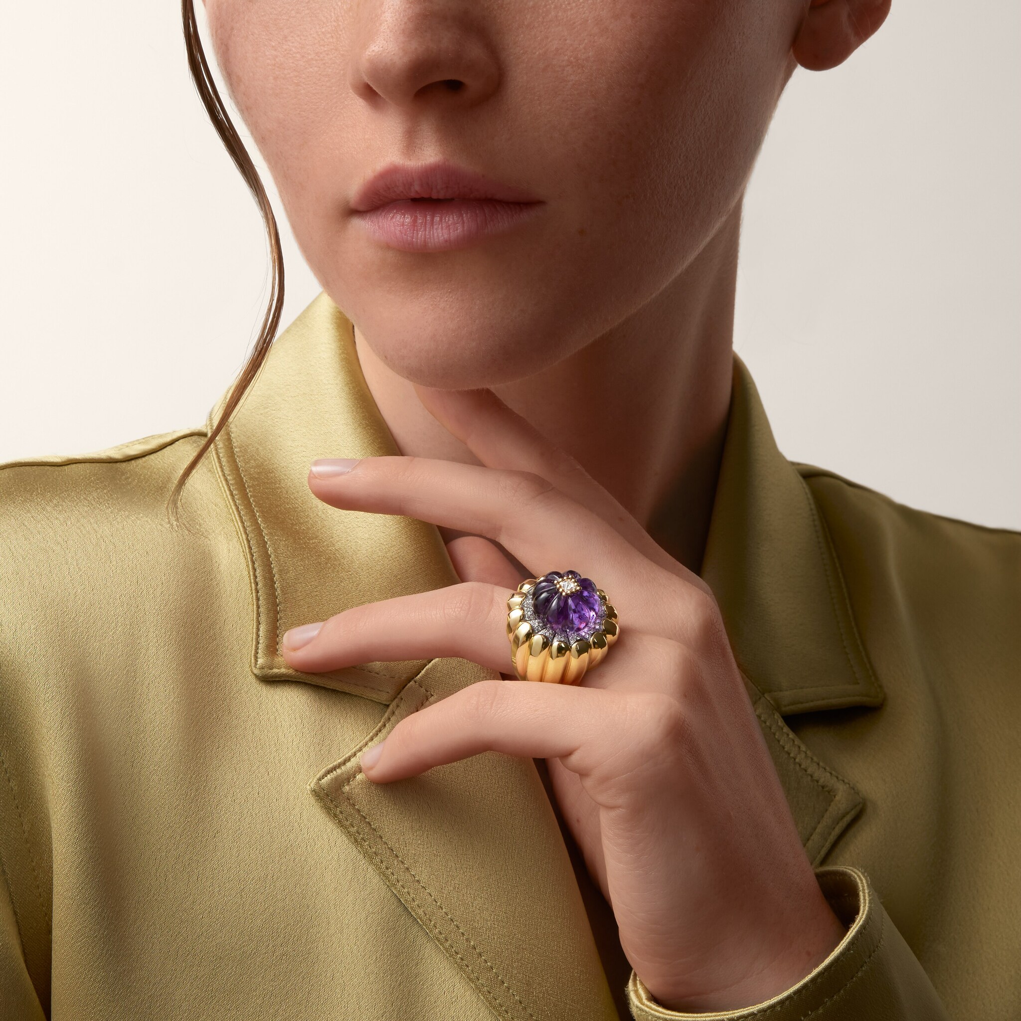 Cartier Libre Tuttitutti ring, amethyst, diamonds