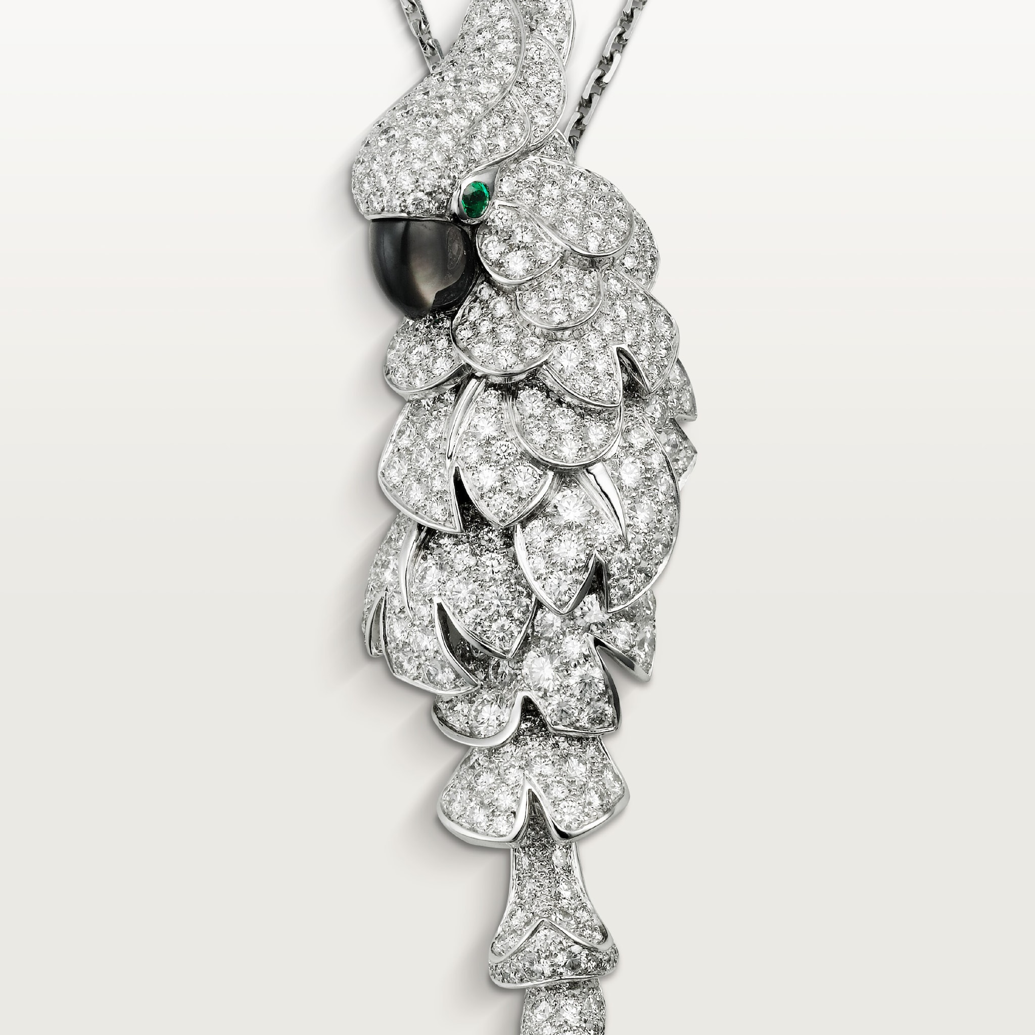 Faune et Flore de Cartier necklace, paved 