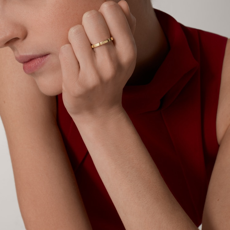 CRB4079900 - Maillon Panthère wedding band - Yellow gold CRB4079900 - Maillon Panthère wedding band - Yellow gold