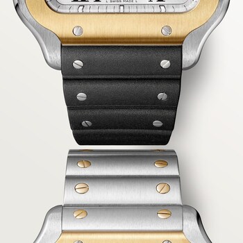 Cartier santos discount caucho