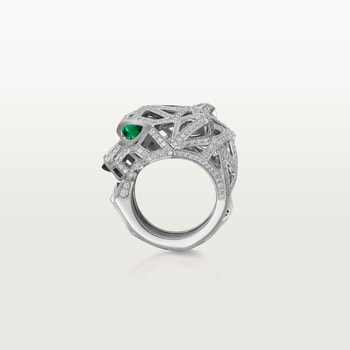 Panthère de Cartier ring, paved Panthère de Cartier ring, paved