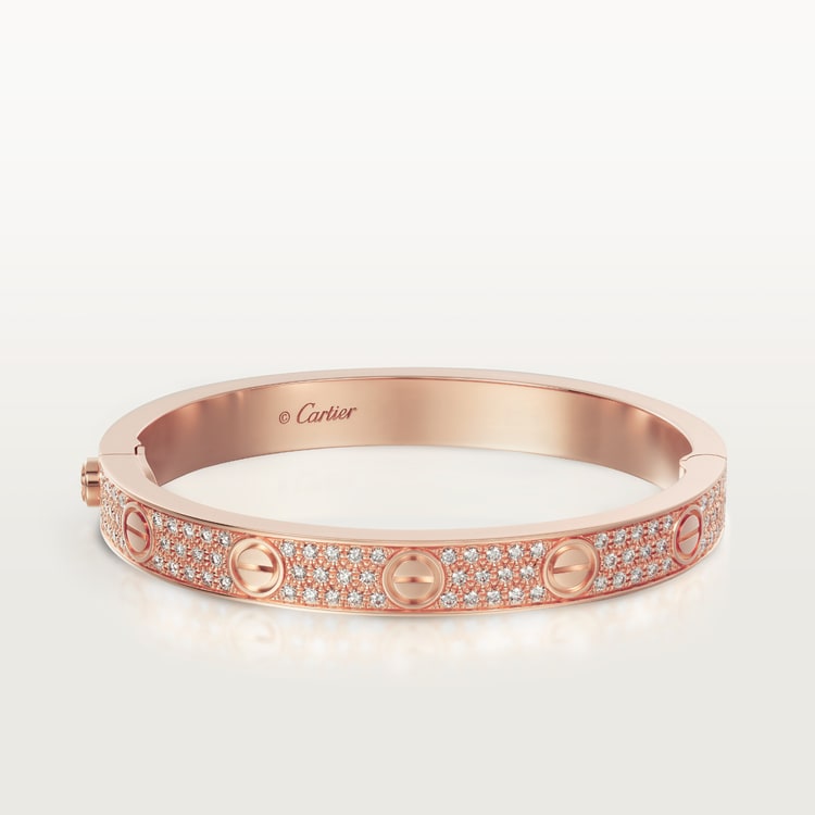 Diamond discount love bracelet
