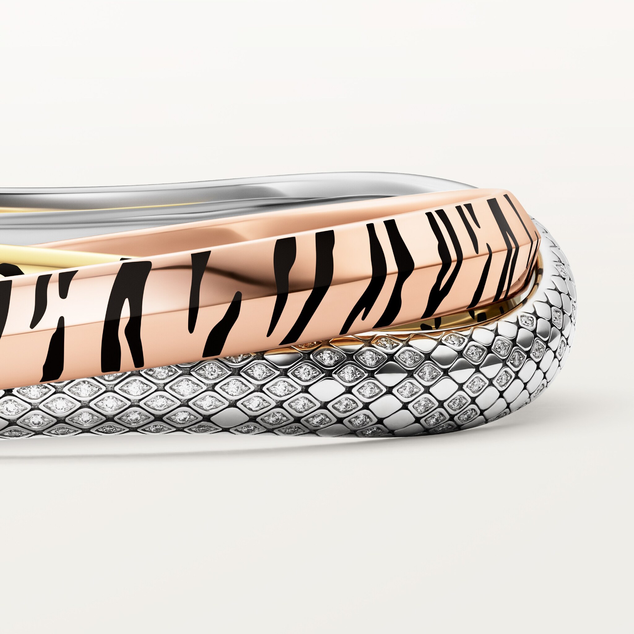 Trinity手環，真漆，鑽石