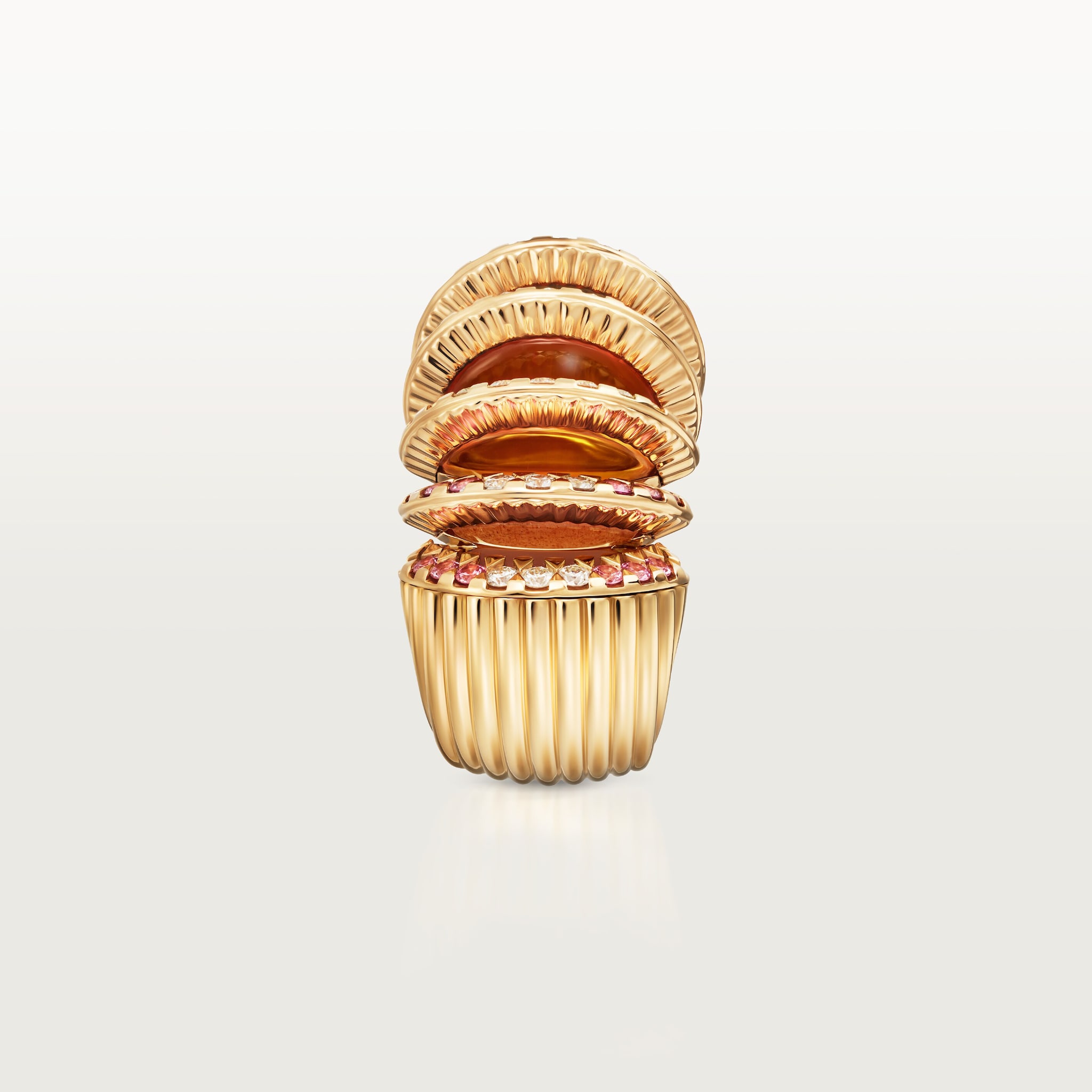 Cartier Libre Polymorph ring, chalcedony, diamonds, image 9