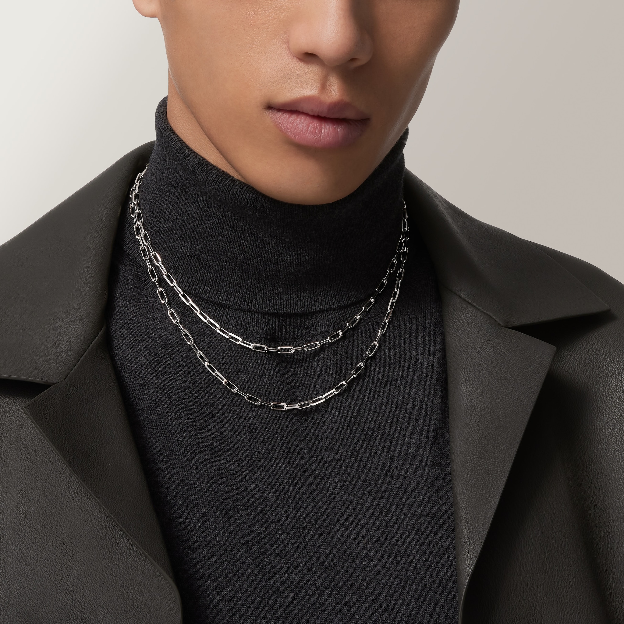 Santos de Cartier long necklace, chain, small model