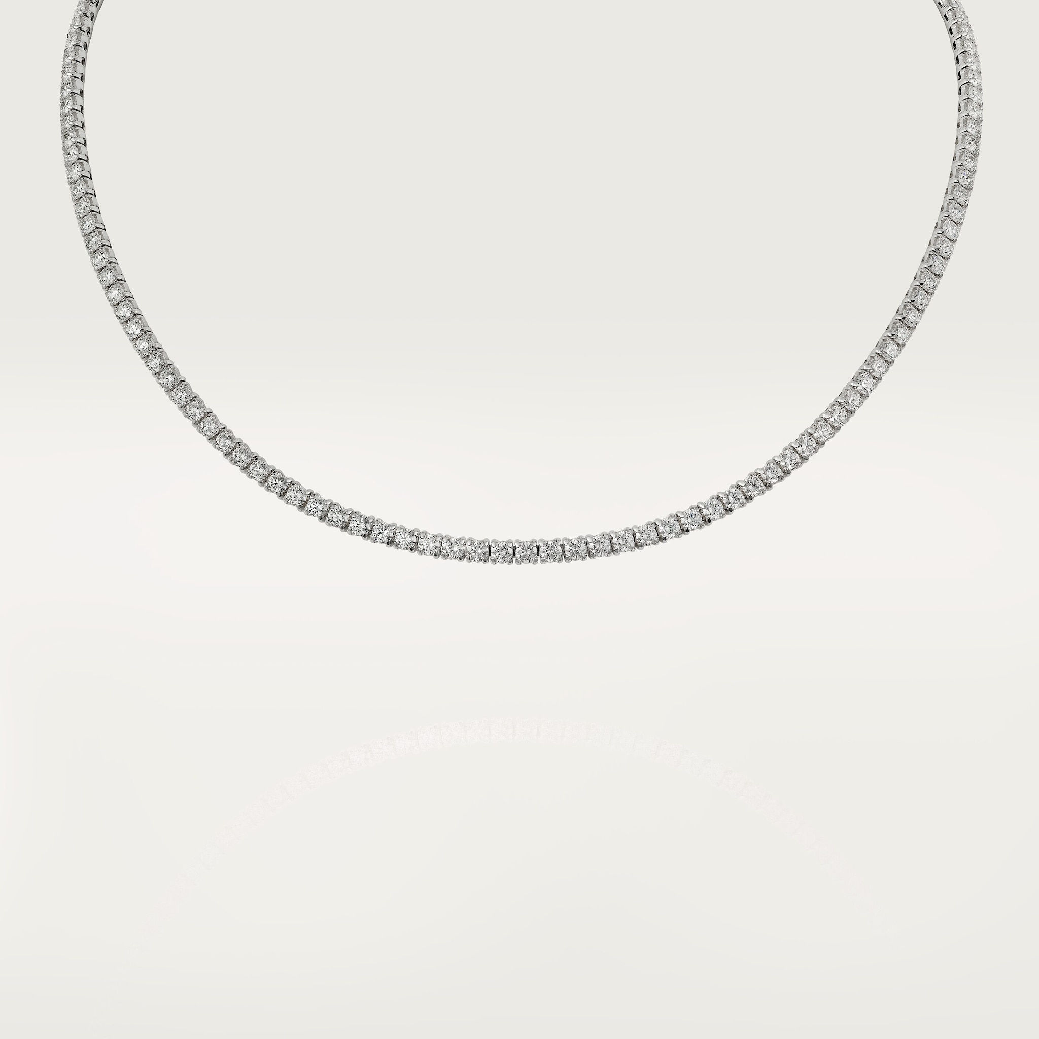 Lignes Essentielles necklace, brilliant-cut diamonds