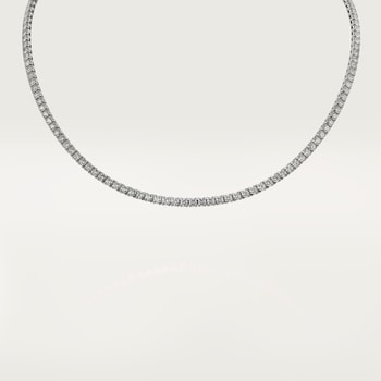 Lignes Essentielles necklace, brilliant-cut diamonds Lignes Essentielles necklace, brilliant-cut diamonds