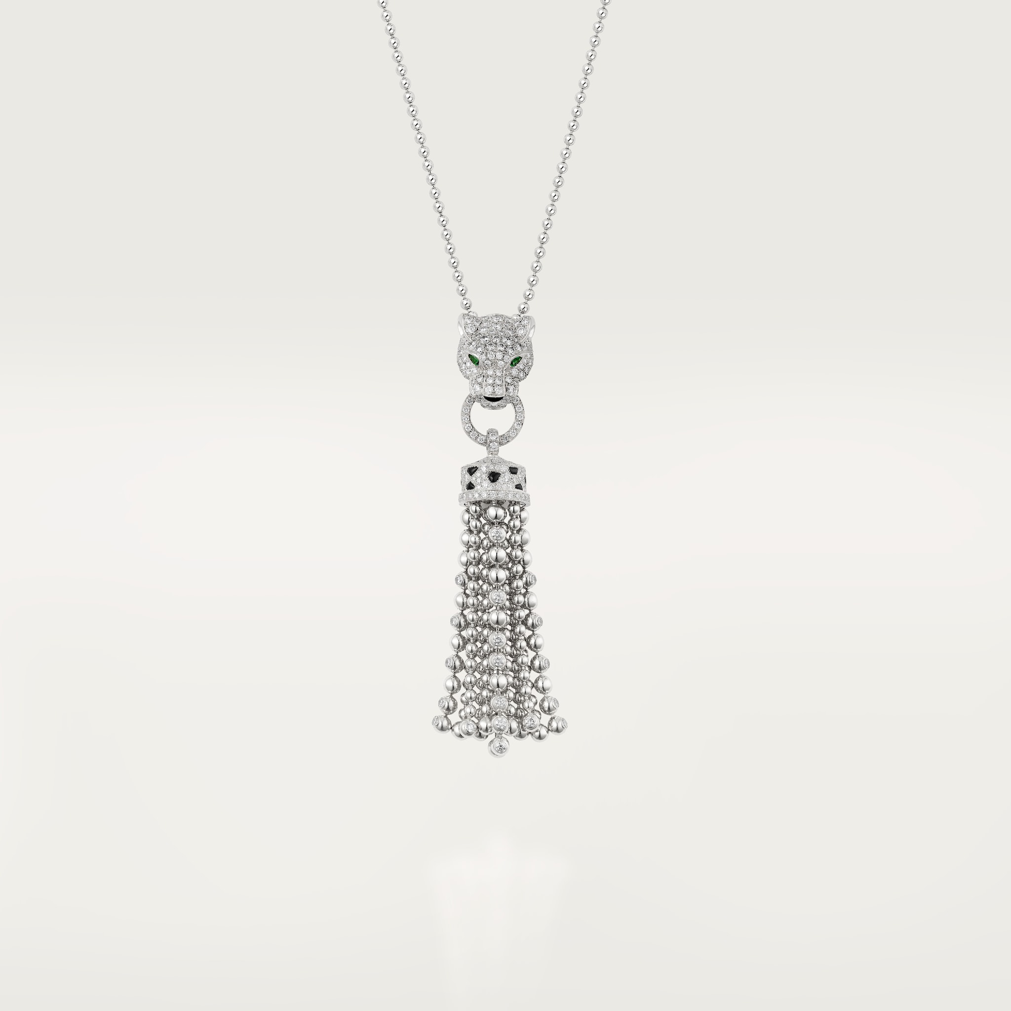 Panth&egrave;re de Cartier necklace, half-paved