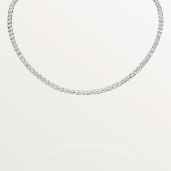 Lignes Essentielles necklace, brilliant-cut diamonds Lignes Essentielles necklace, brilliant-cut diamonds