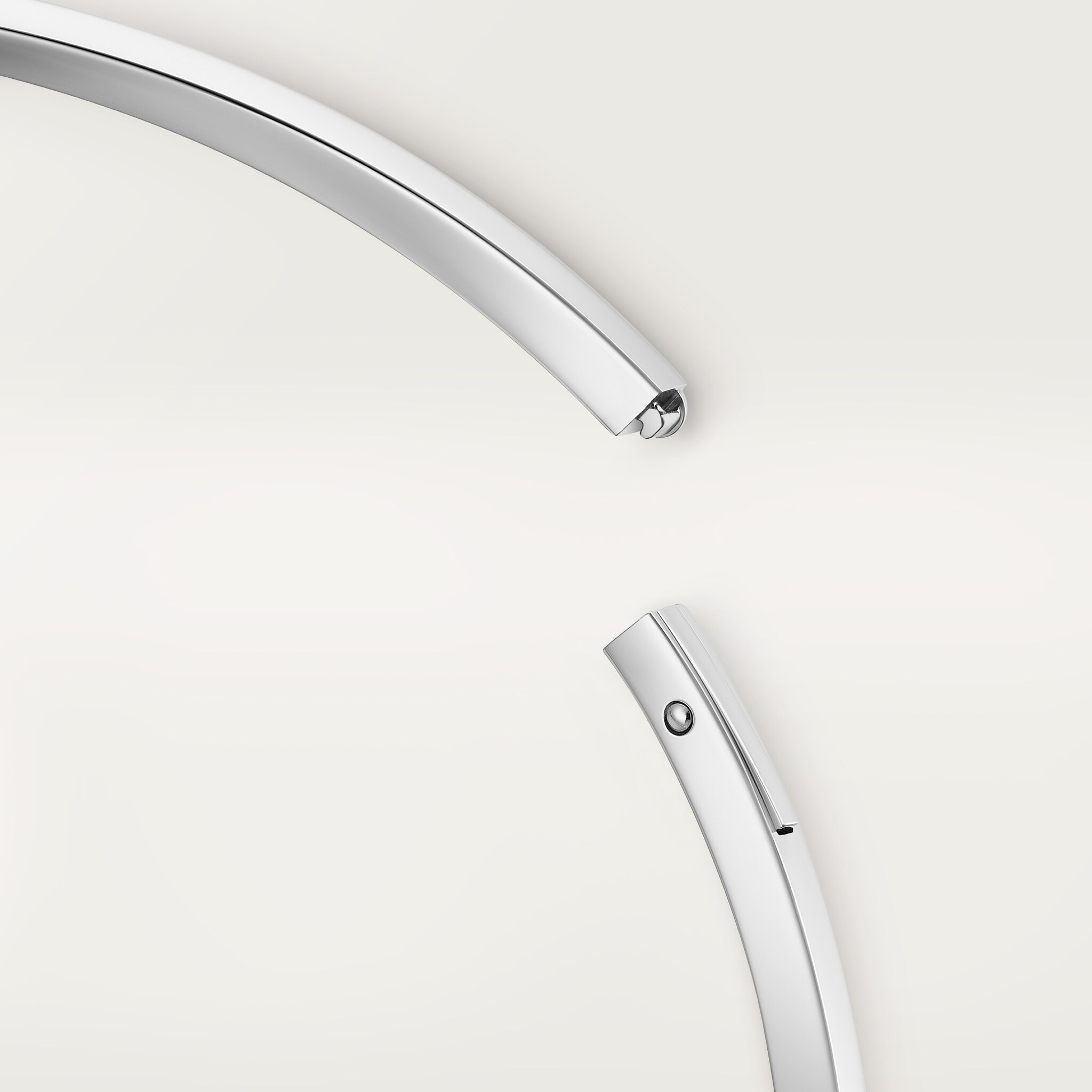 #LOVE# torque necklace, paved, image 4