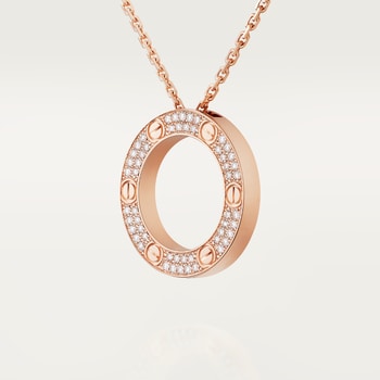 #LOVE# pendant, paved #LOVE# pendant, paved