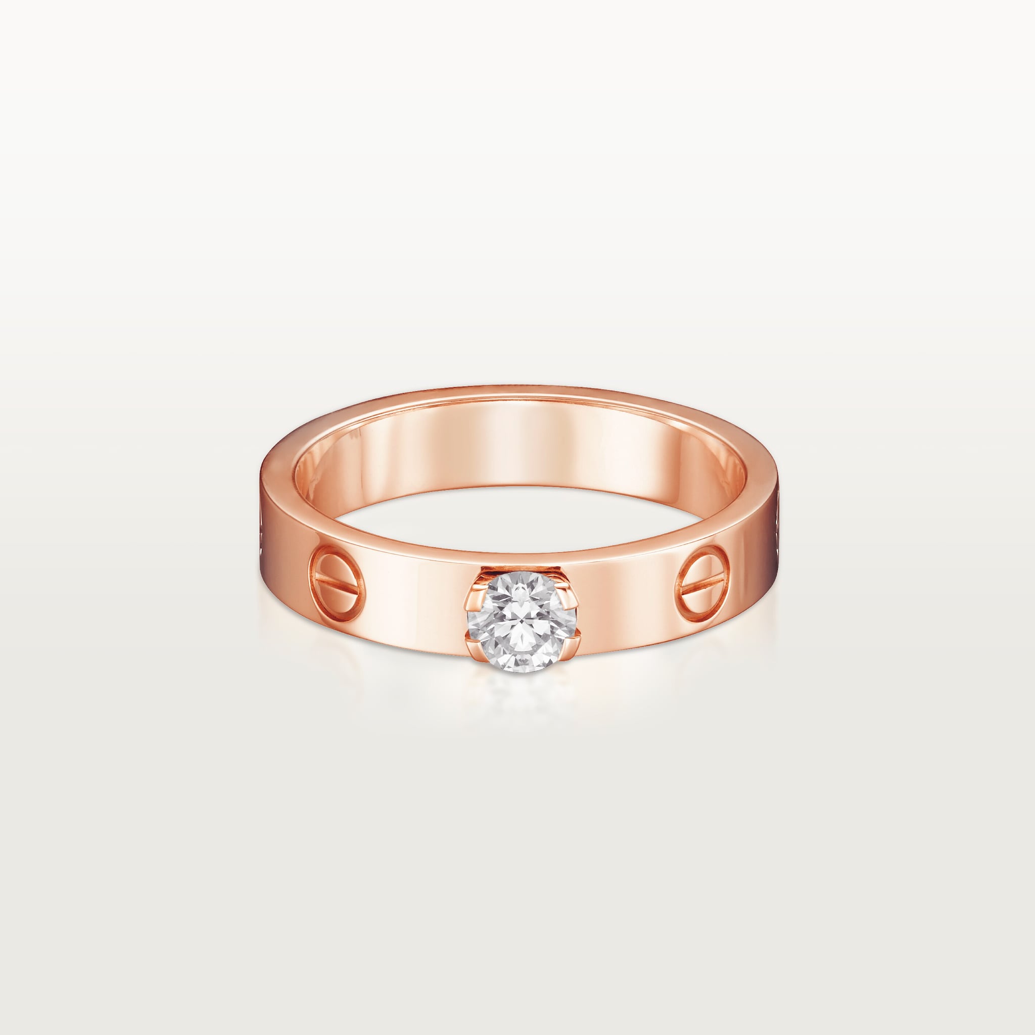 #LOVE# solitaire, brilliant-cut diamond