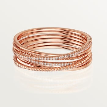 Etincelle de Cartier bracelet, half-paved Etincelle de Cartier bracelet, half-paved