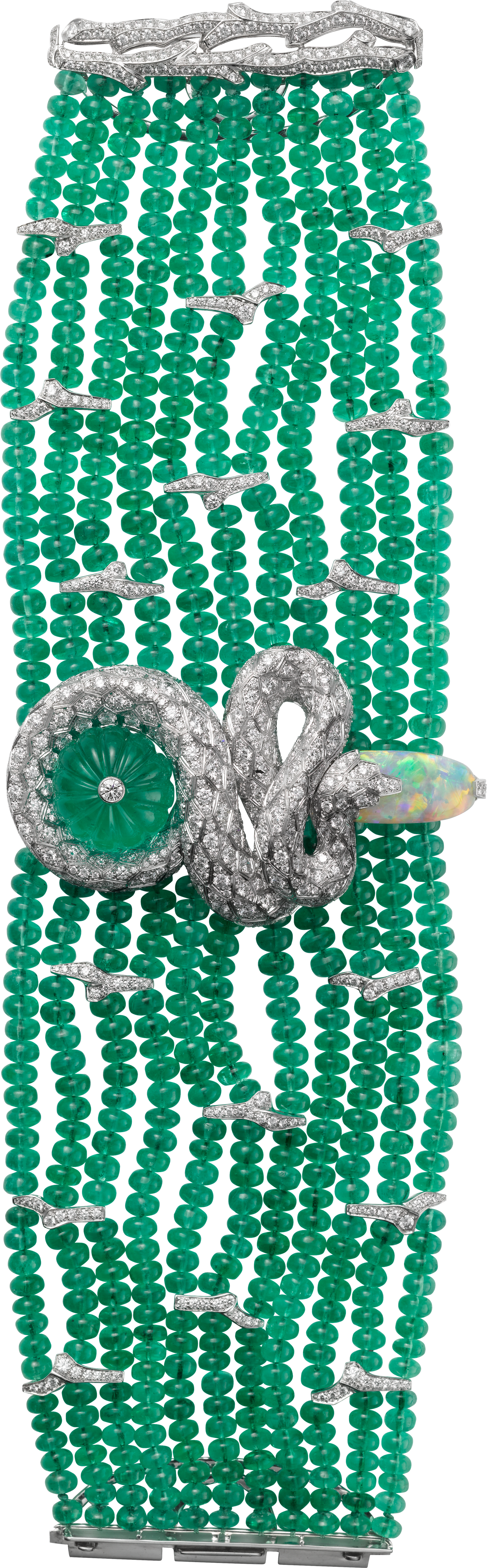 Cartier High Jewelry Fauna and Flora bracelet