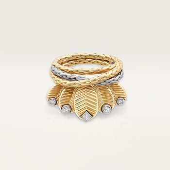 Grain de Café ring, diamonds Grain de Café ring, diamonds