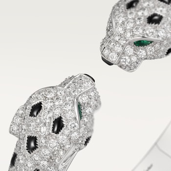 Panthère de Cartier bracelet, articulated, paved  Panthère de Cartier bracelet, articulated, paved