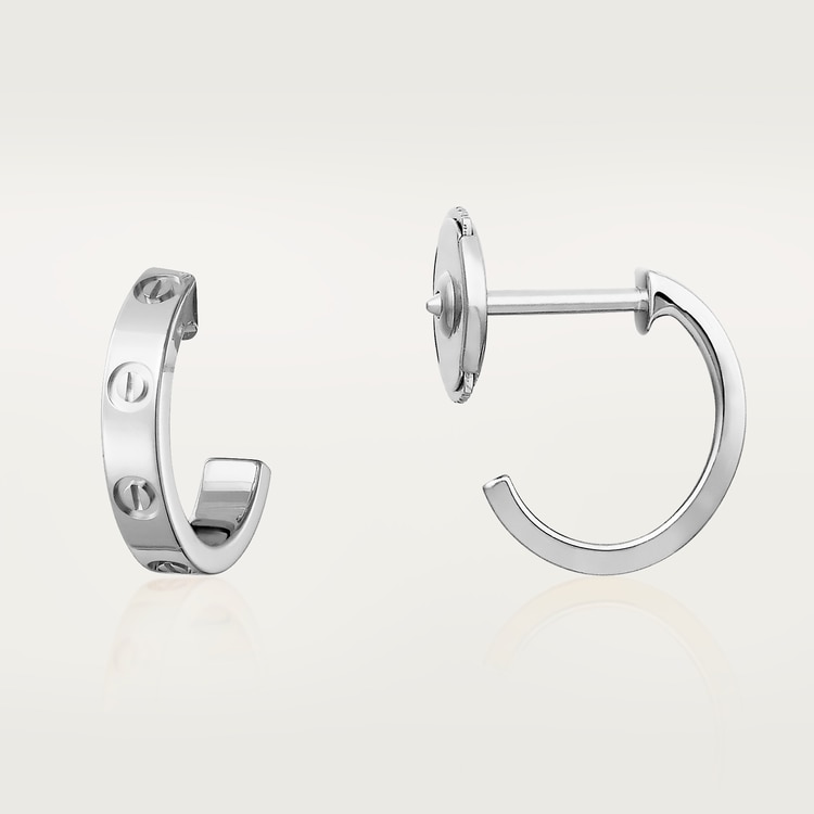 CRB8028900 LOVE earrings White gold Cartier