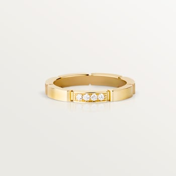 Maillon Panthère wedding ring, 4 diamonds Maillon Panthère wedding ring, 4 diamonds