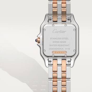 Cartier stainless steel sales back water resistant