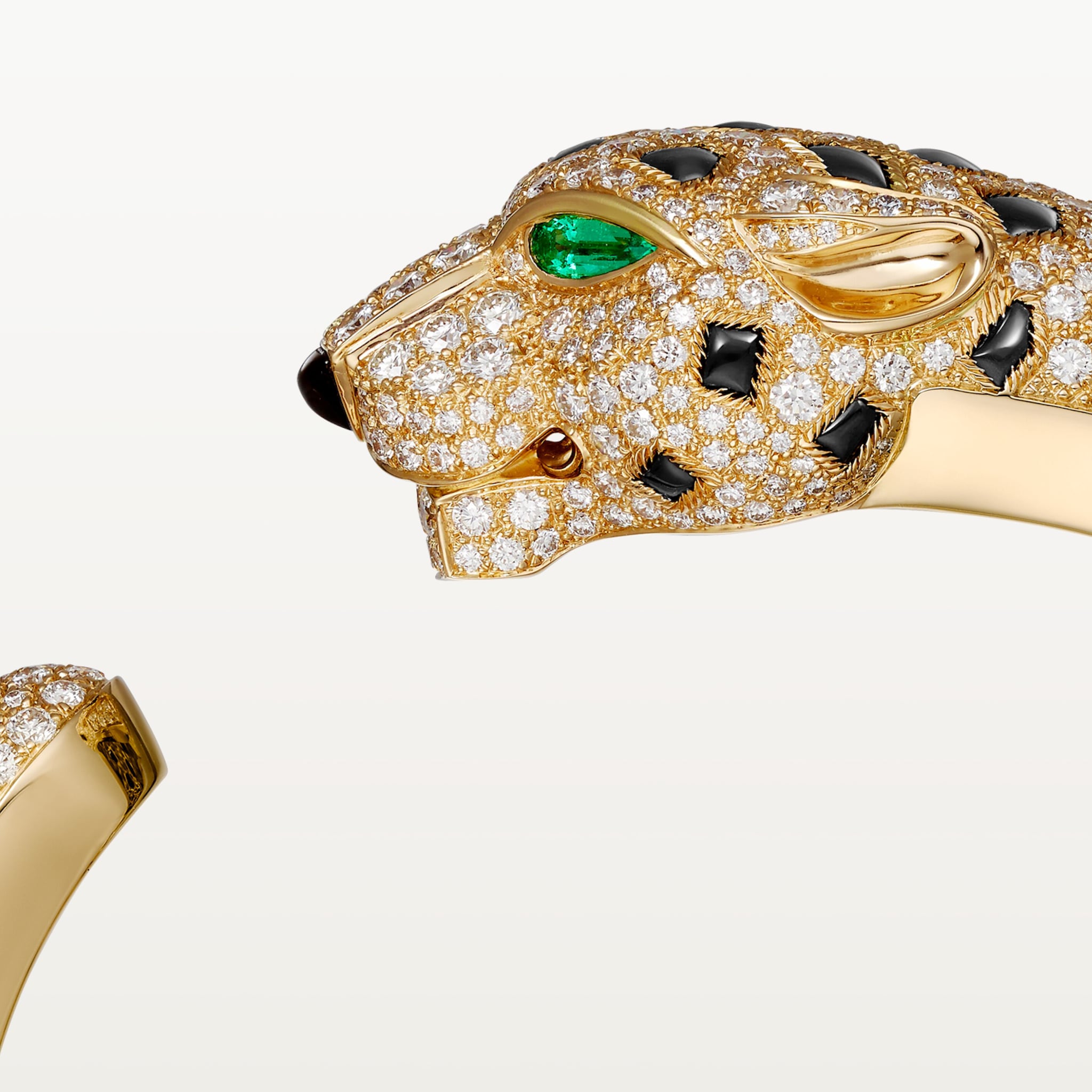 팬더 드 까르띠에 브레이슬릿, 파베 세팅 , 이미지 5