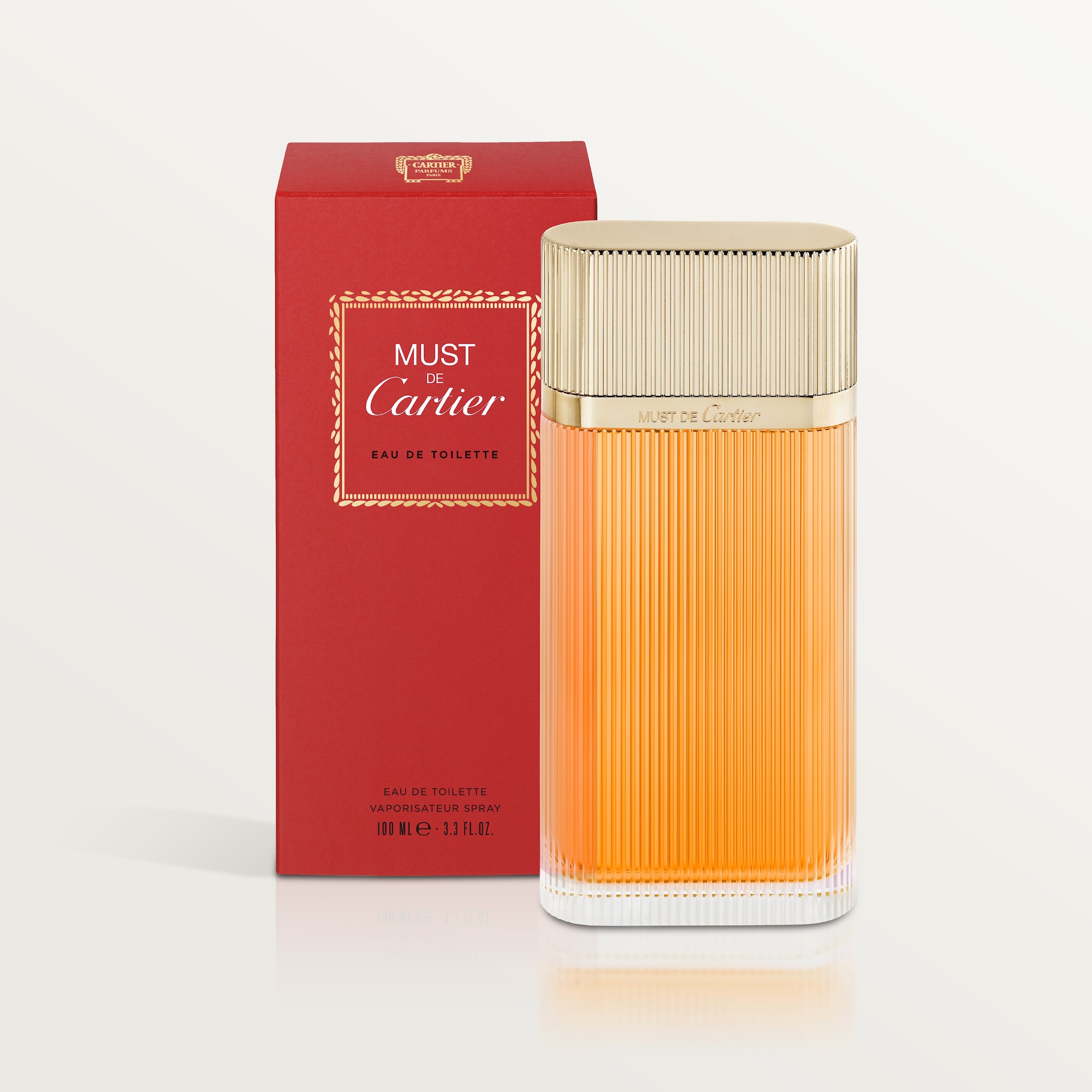 香水(女性用) MUST de Cartier Eau de Toilette 50ml Cartier Women's Must de Cartier Eau de Toilette Spray, 3.3