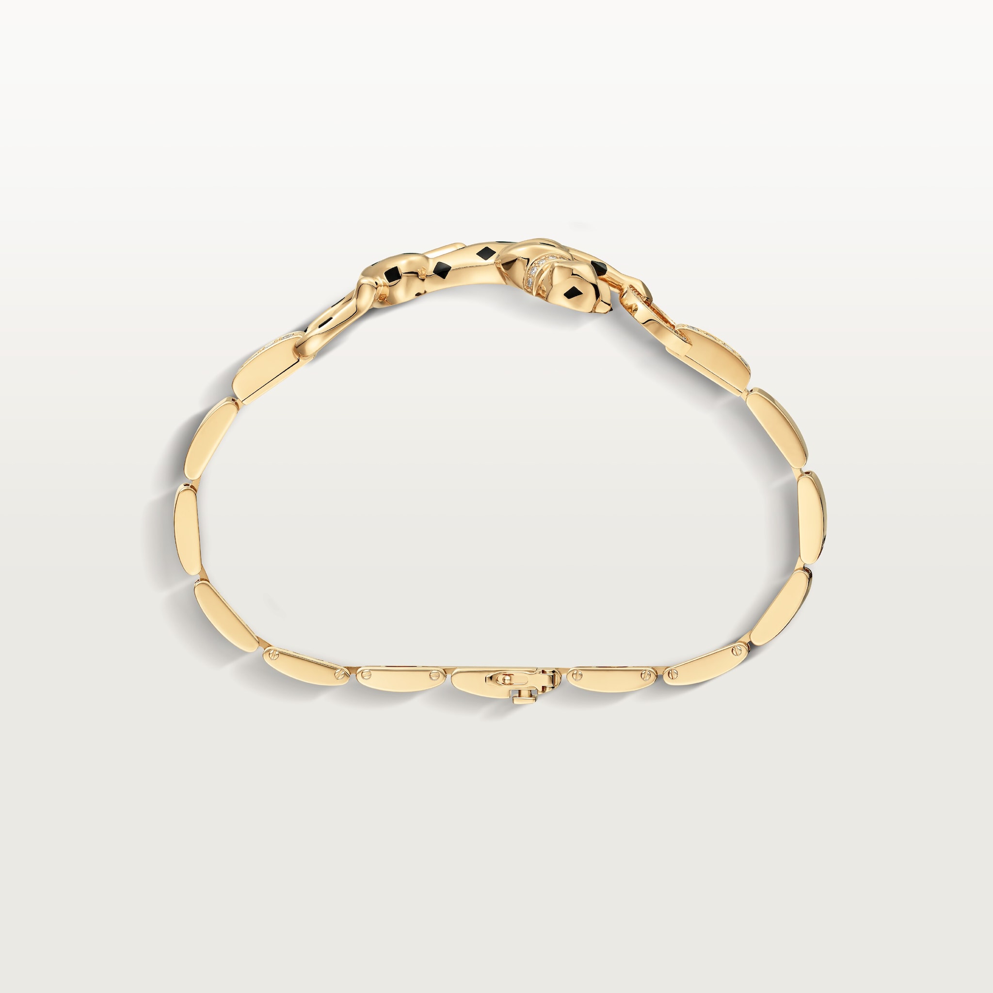 Panth&egrave;re de Cartier bracelet, on chain, diamonds, image 5