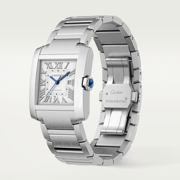Cartier stainless steel back hotsell