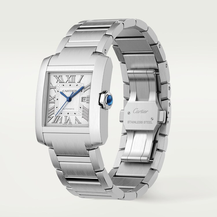 Cartier tank francaise steel sales