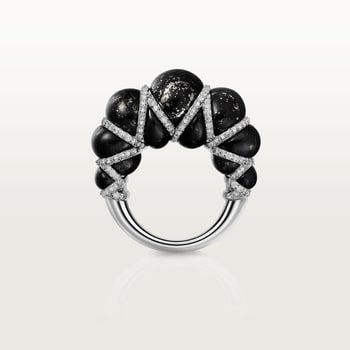 Cartier Libre Tressage ring, metaquartzite, diamonds Cartier Libre Tressage ring, metaquartzite, diamonds