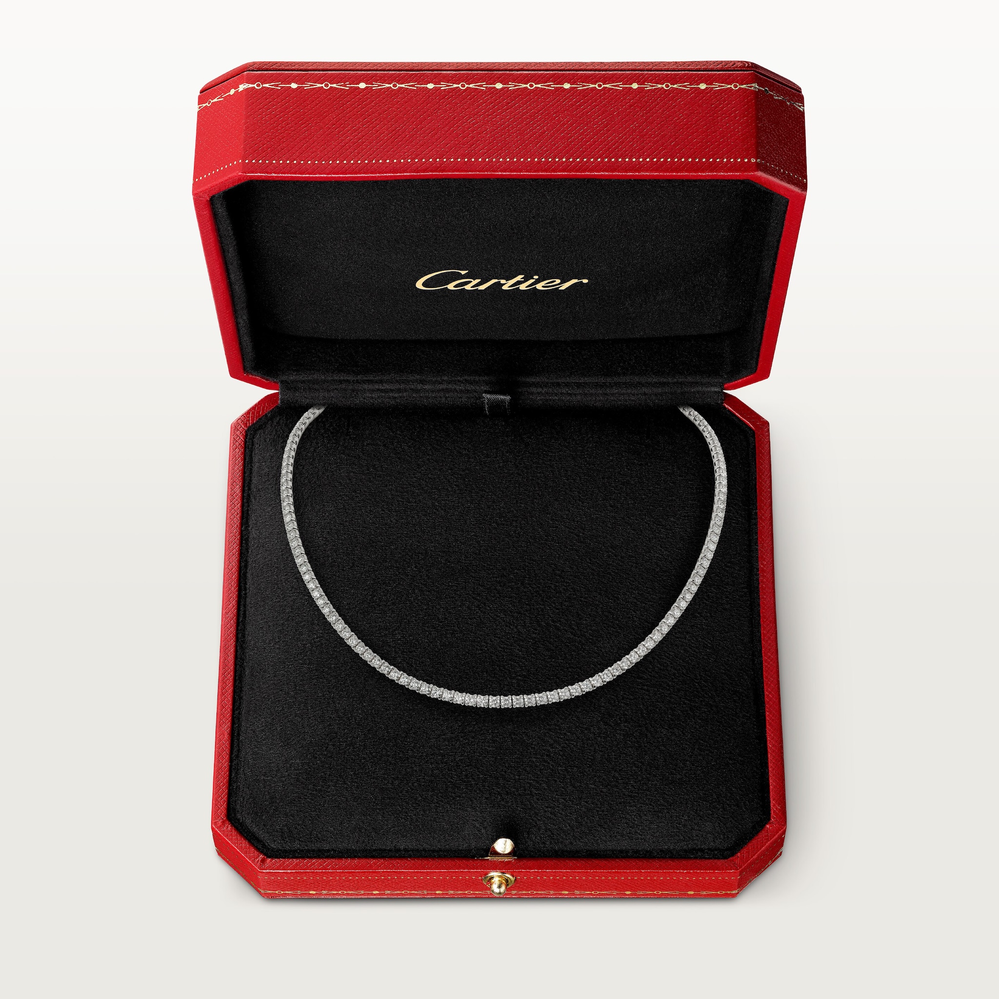 Lignes Essentielles necklace, brilliant-cut diamonds