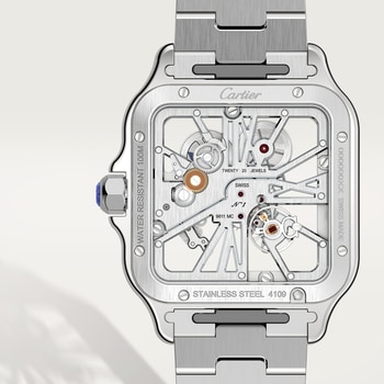 Santos de Cartier skeleton watch Santos de Cartier skeleton watch
