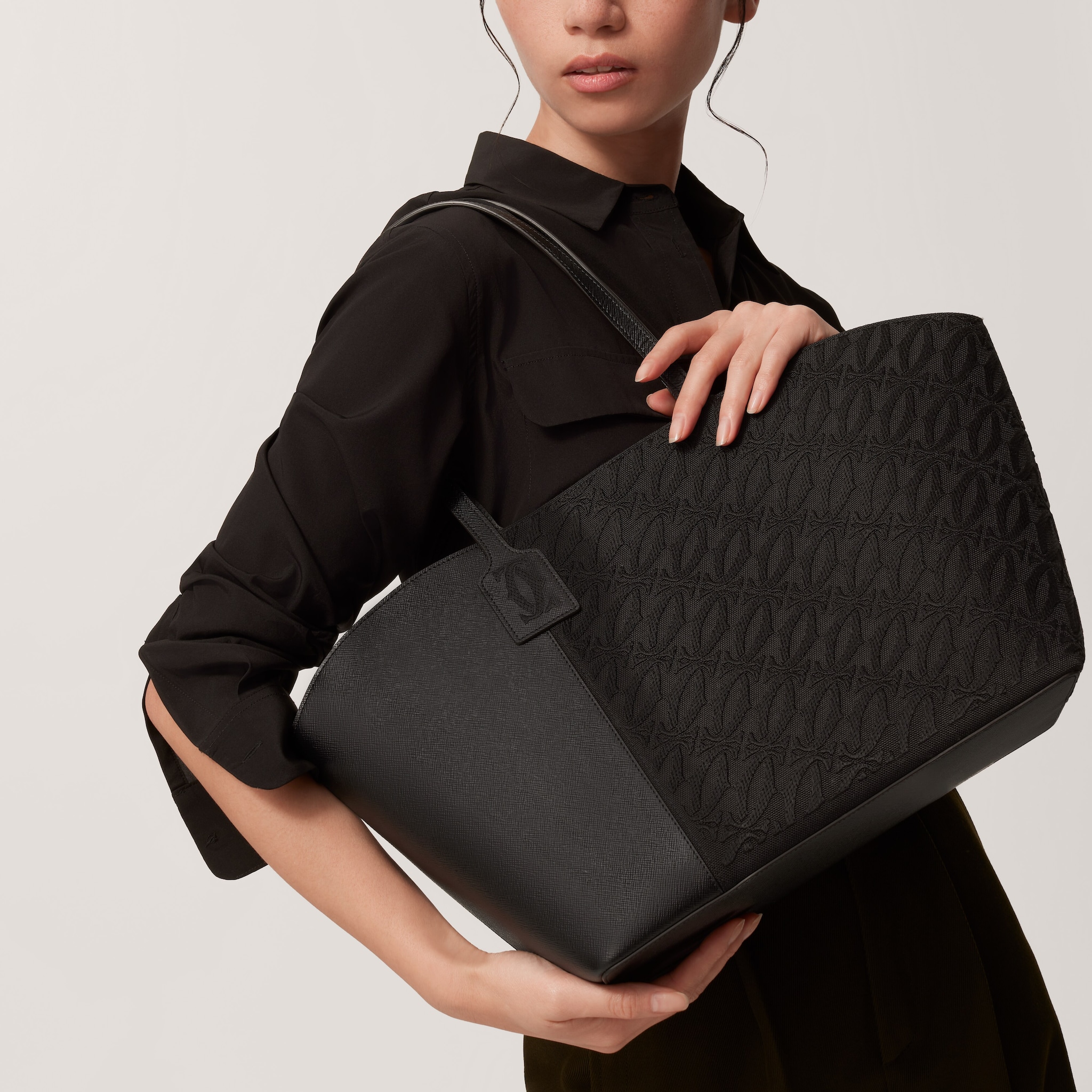 Tote bag, C de Cartier