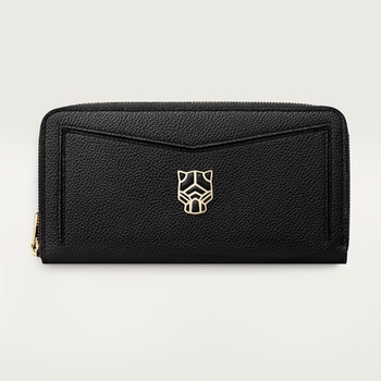 Zippered international wallet, Panthère Graphique de Cartier Zippered international wallet, Panthère Graphique de Cartier