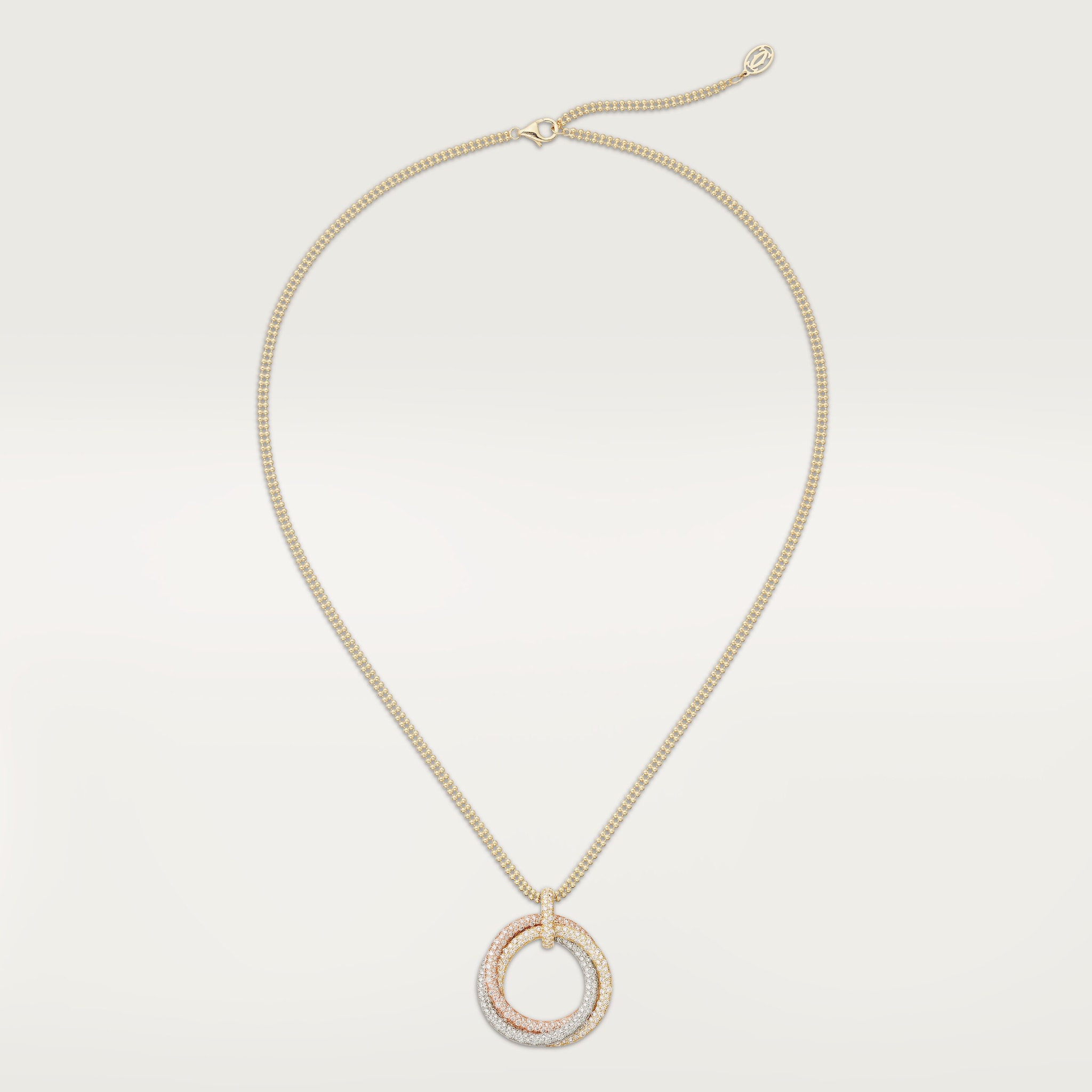 Trinity pendant, large model, paved