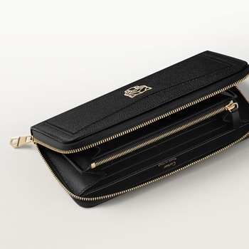 Zippered international wallet, Panthère Graphique de Cartier Zippered international wallet, Panthère Graphique de Cartier