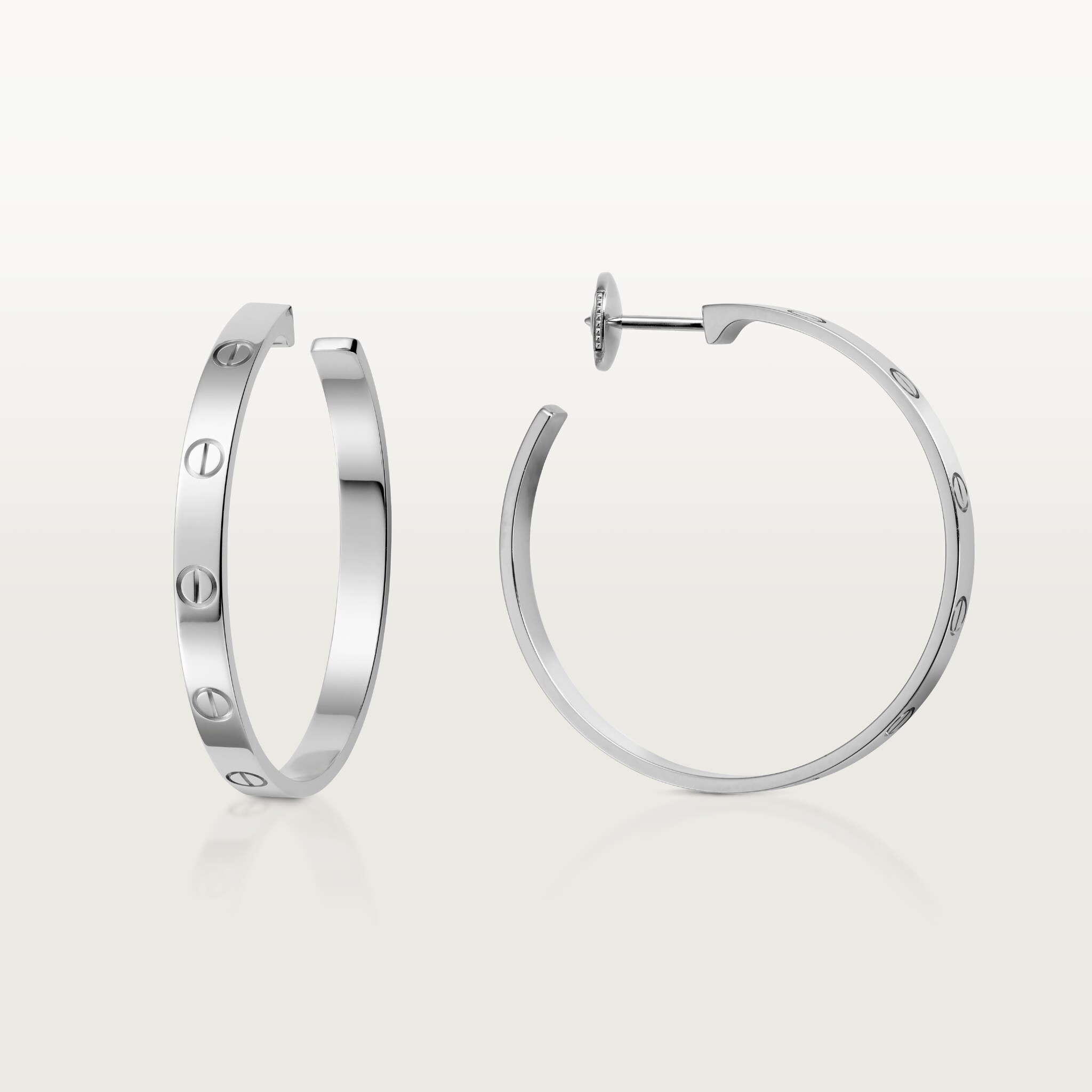CRB8028300 LOVE earrings White gold Cartier