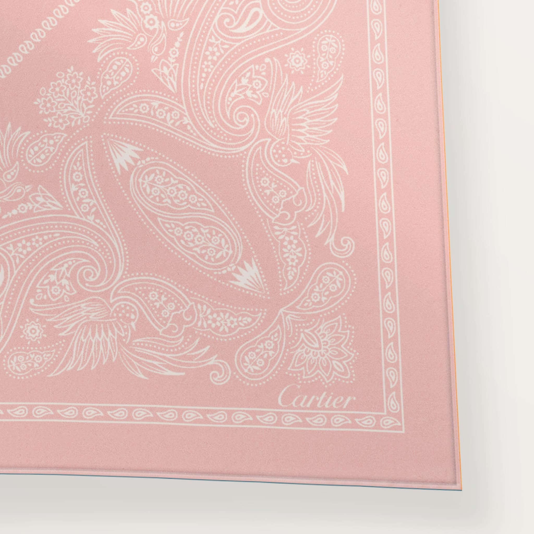 Double C Paisley 90 scarf