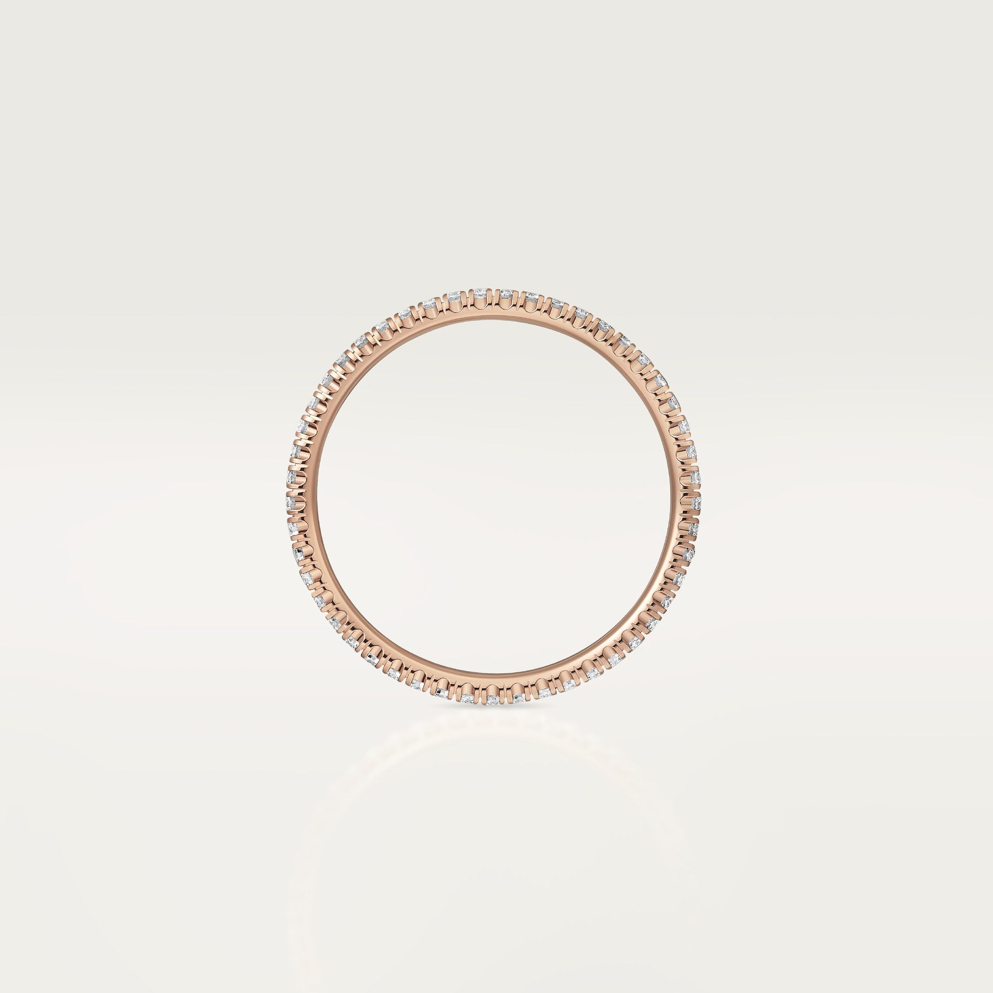 Etincelle de Cartier wedding band, 1.5 mm width, paved