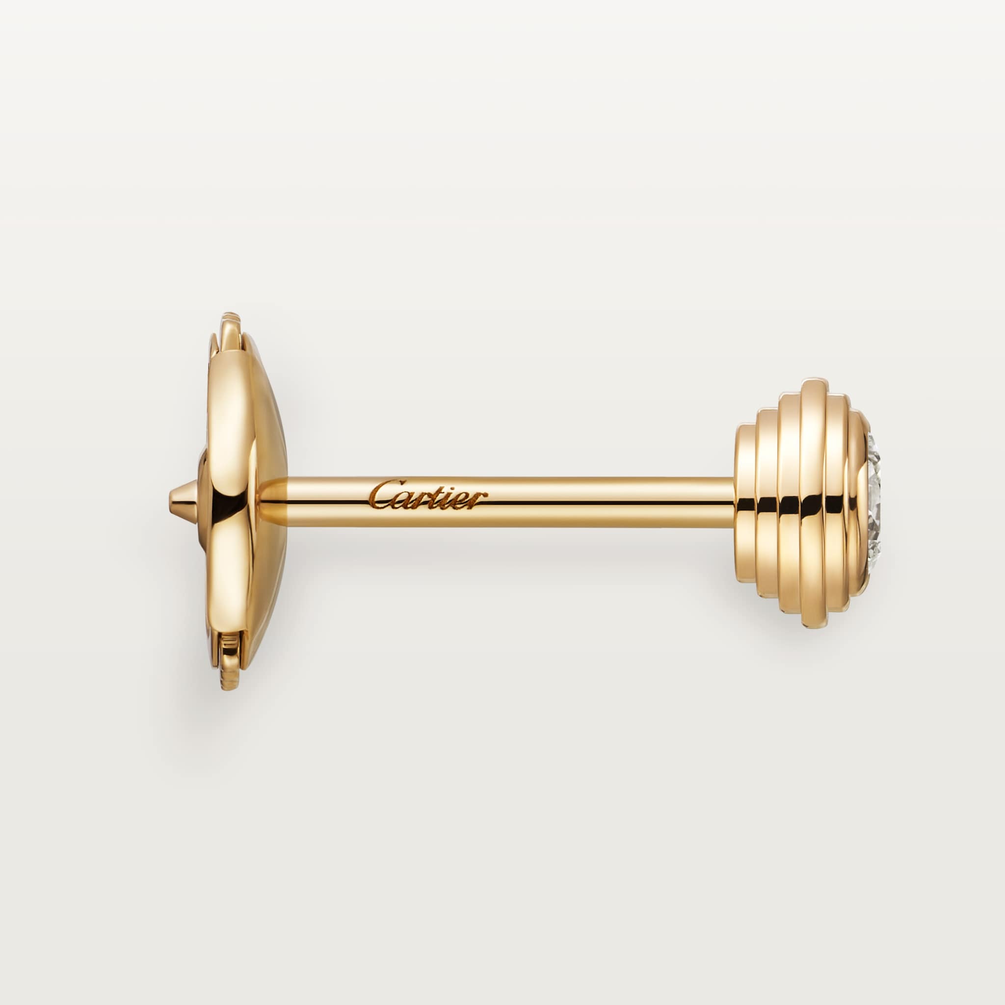 까르띠에 다무르 스터드 이어링, 브릴리언트 컷 다이아몬드 2개, 스몰(small) 모델