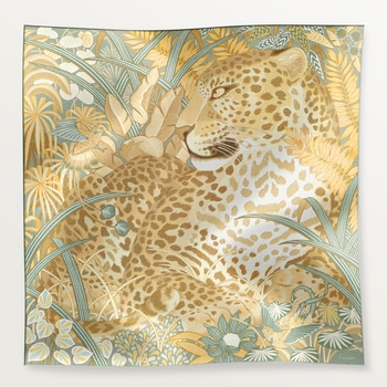90 Scarf, Panther in the Jungle 90 Scarf, Panther in the Jungle