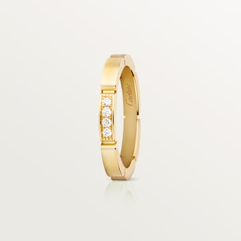 Maillon Panthère wedding ring, 4 diamonds Maillon Panthère wedding ring, 4 diamonds