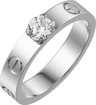 #LOVE# solitaire, brilliant-cut diamond #LOVE# solitaire, brilliant-cut diamond
