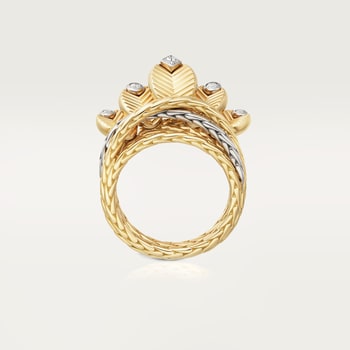 Grain de Café ring, diamonds Grain de Café ring, diamonds