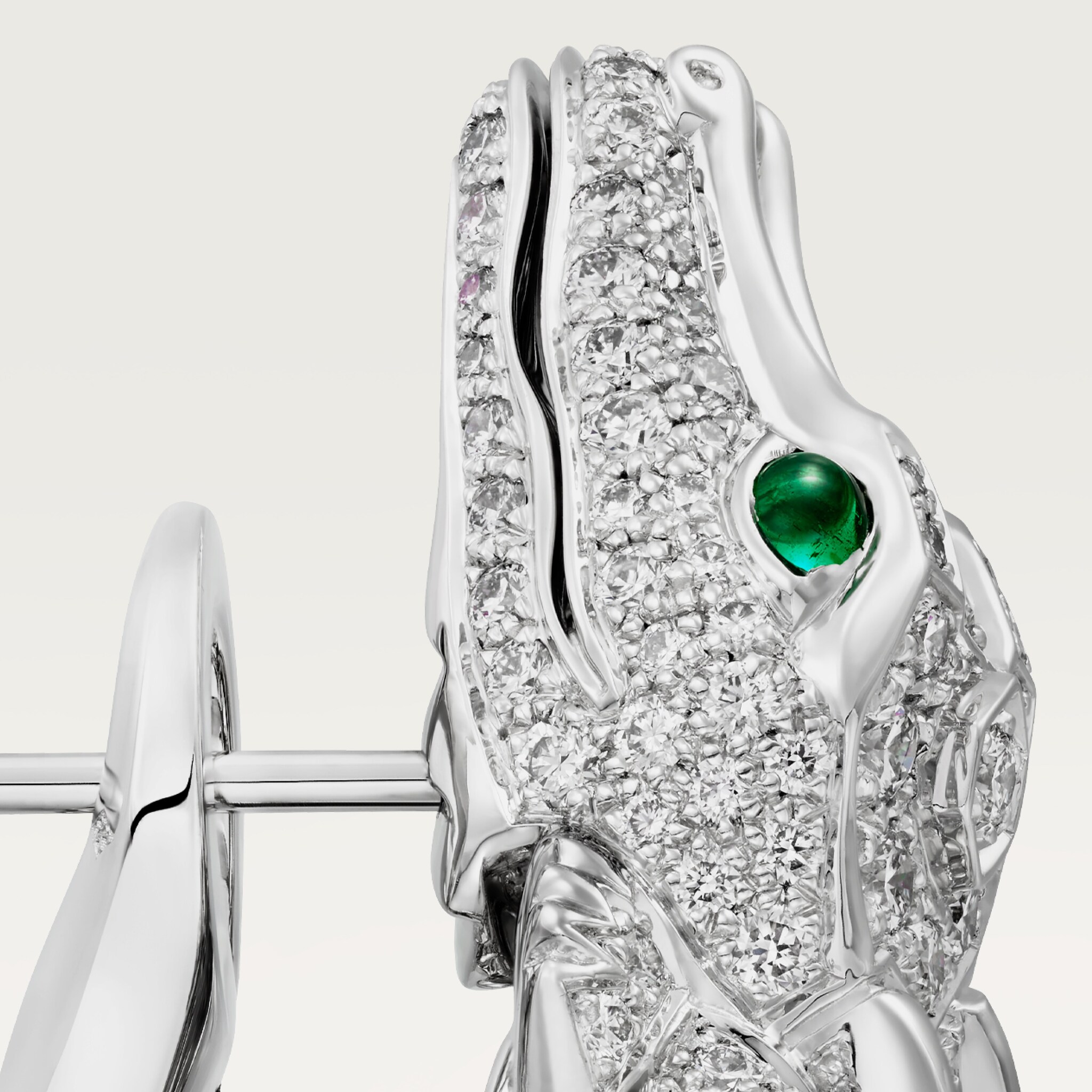 Faune et Flore de Cartier earrings, paved