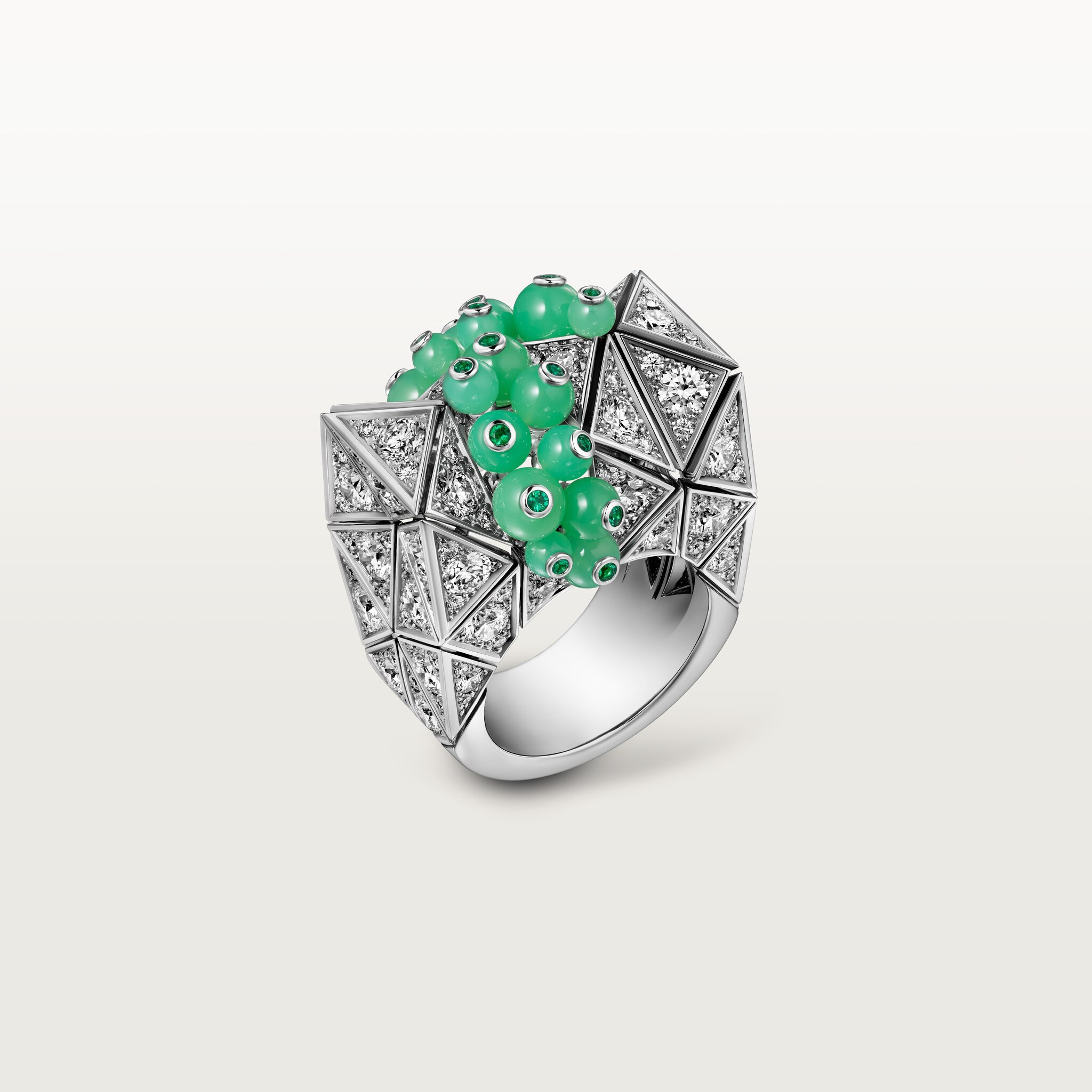 Cartier Libre Tuttitutti ring, chrysoprase