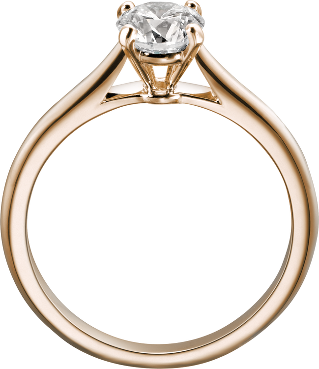 Cartier solitaire 1895 rose gold Clearance